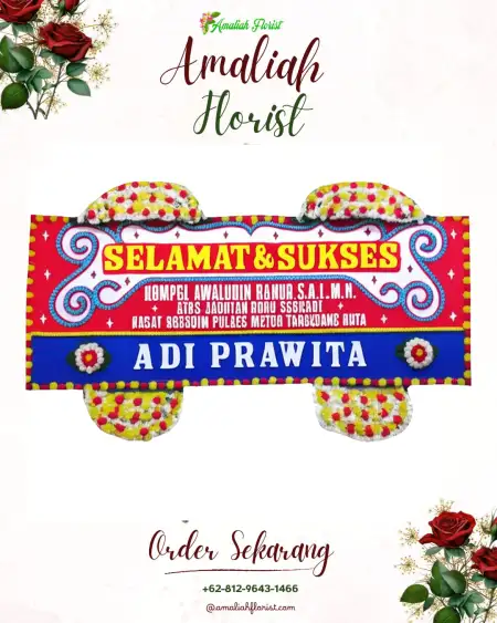 Papan Bunga Ucapan Selamat Iwaka